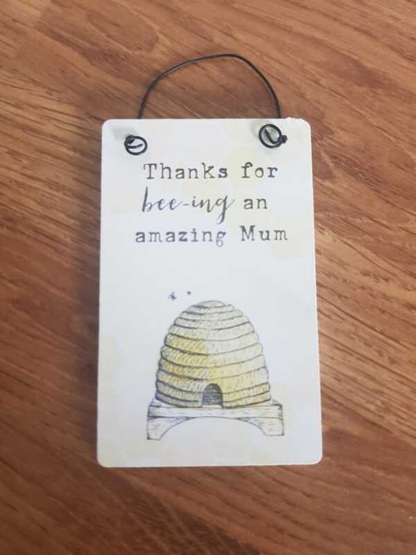 Thanks for Bee-ing an Amazing Mum Mini Sign