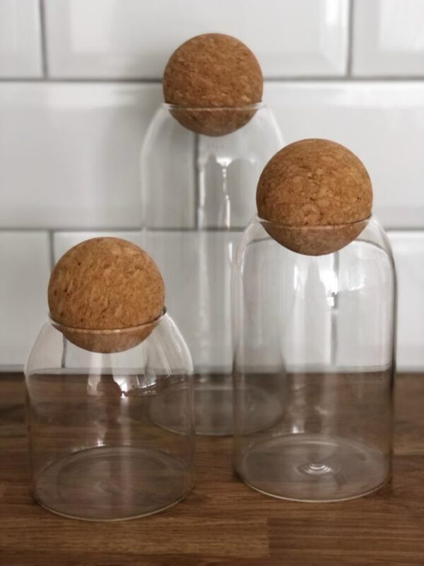 cork ball jars