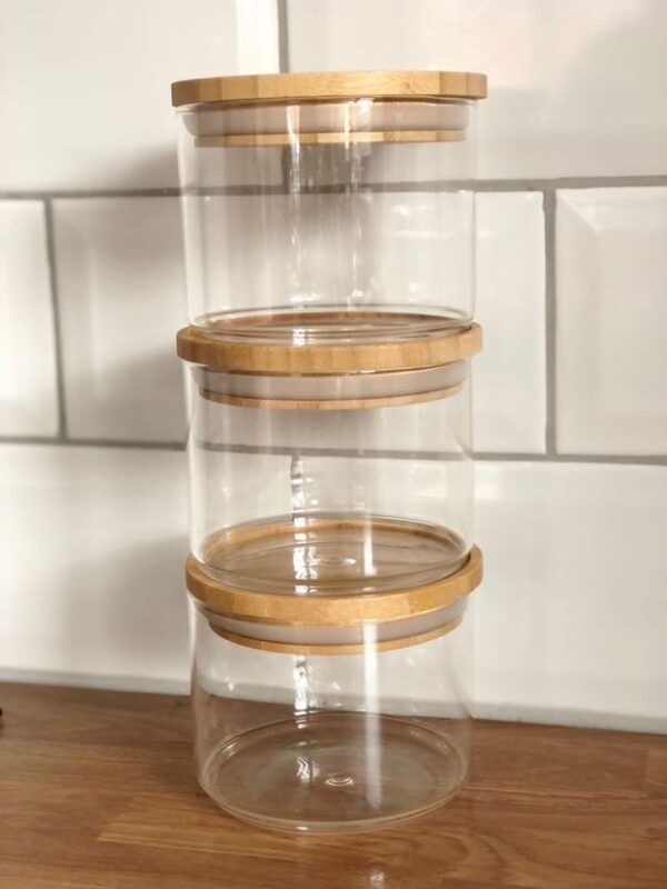 Storage jars x 3