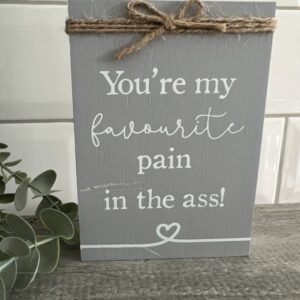 WC pain in the ass plaque