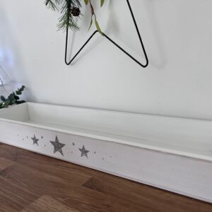 Long Wooden Star Tray
